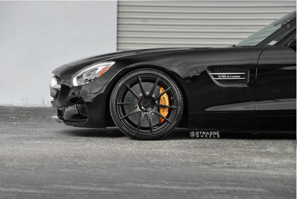 Strasse SV9 Deep Concave Monoblock on Mercedes-Benz AMG GT C190.1, photo 3