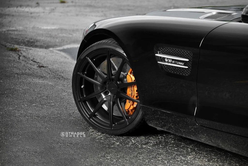 Strasse SV9 Deep Concave Monoblock on Mercedes-Benz AMG GT C190.1, photo 4