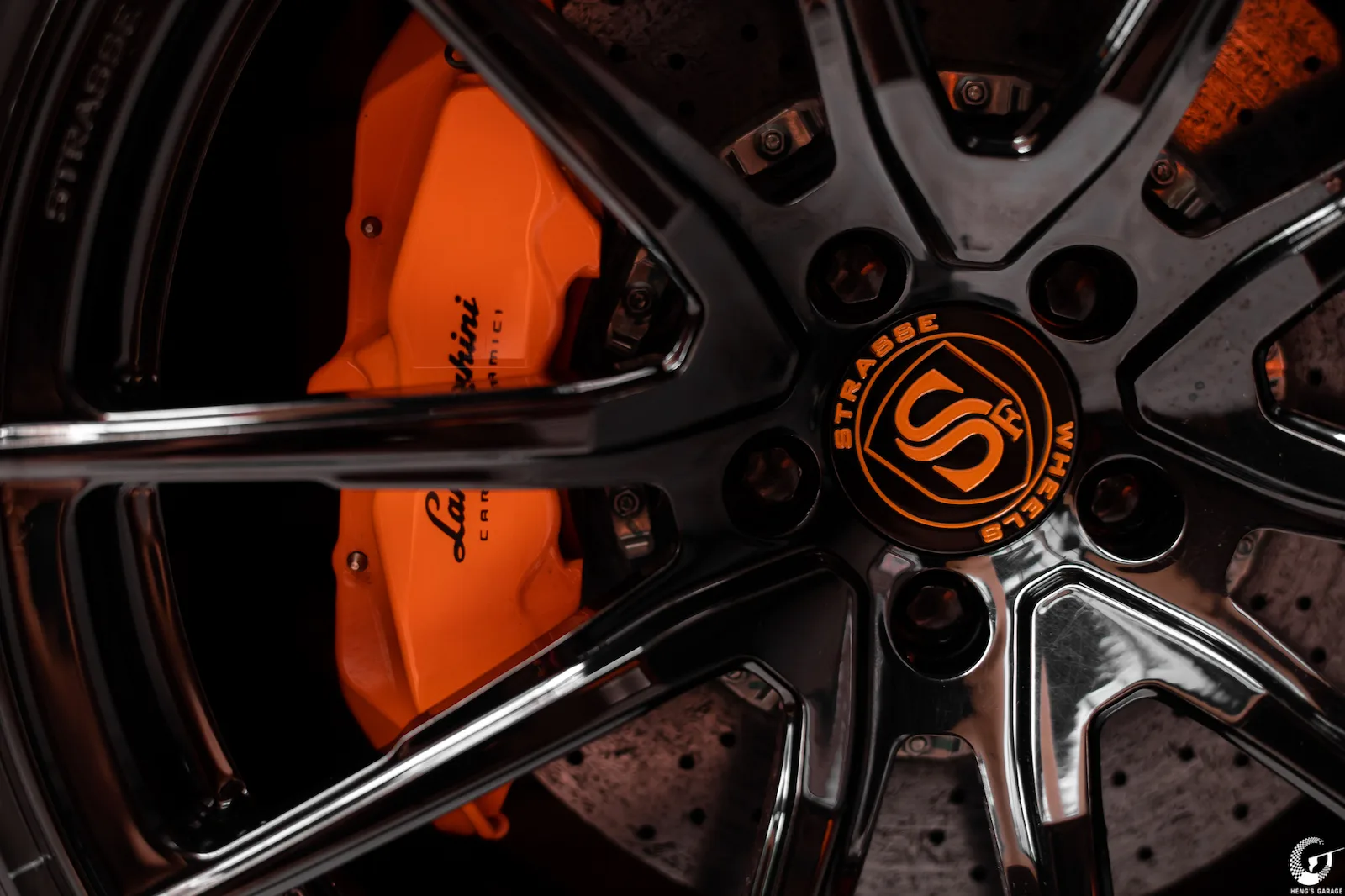 Strasse SV9 Deep Concave Monoblock on Lamborghini Gallardo LP560-4, photo 11