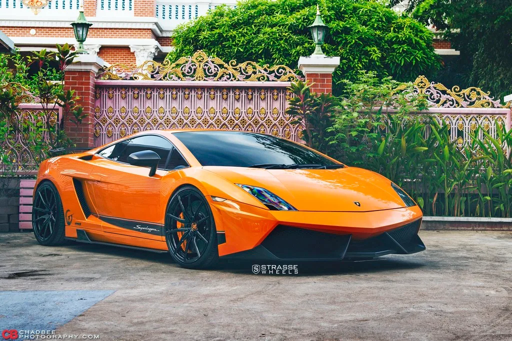 Strasse SV9 Deep Concave Monoblock on Lamborghini Gallardo LP560-4, photo 5
