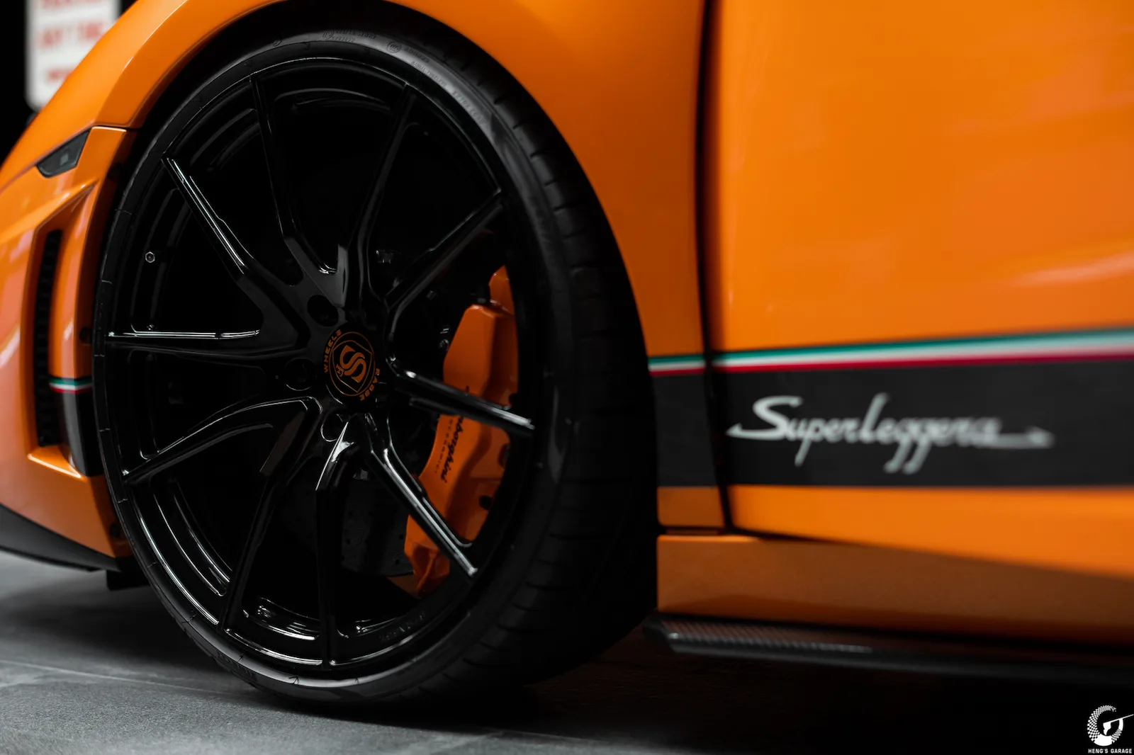 Strasse SV9 Deep Concave Monoblock on Lamborghini Gallardo LP560-4, photo 10
