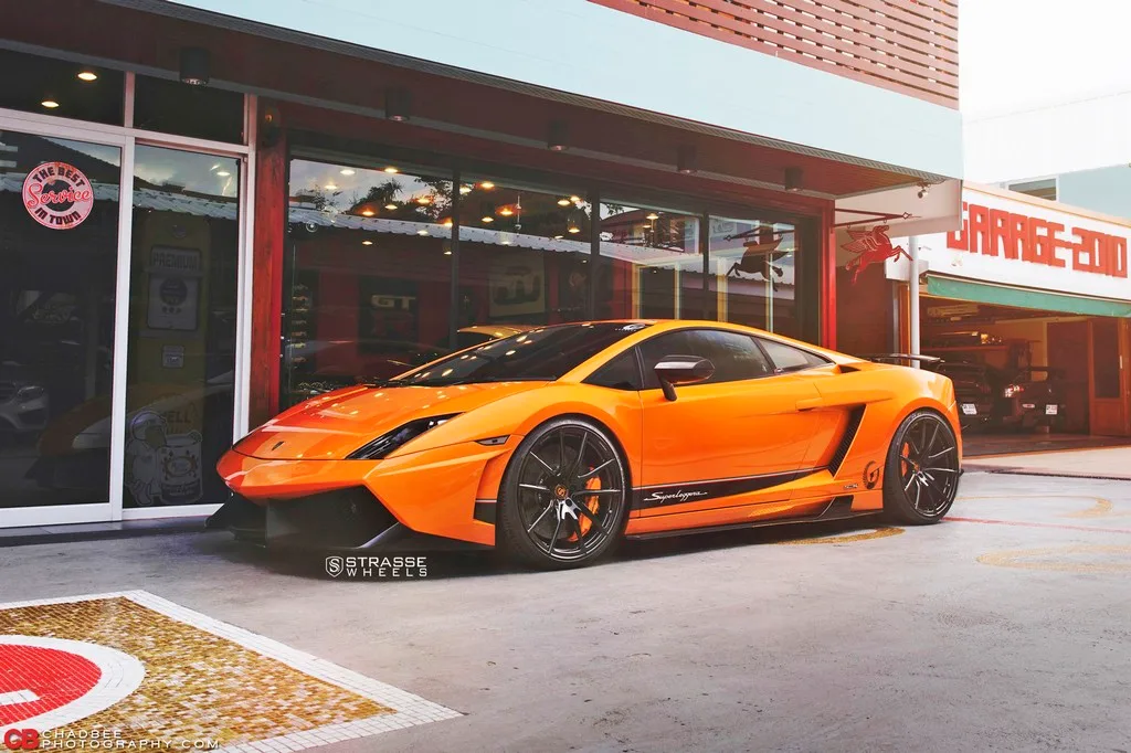 Strasse SV9 Deep Concave Monoblock on Lamborghini Gallardo LP560-4, photo 7