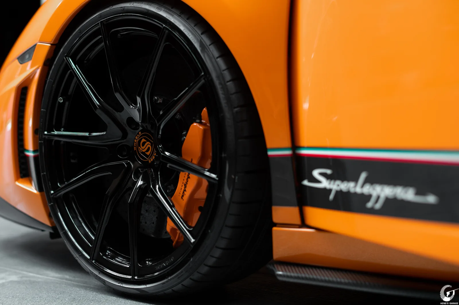 Strasse SV9 Deep Concave Monoblock on Lamborghini Gallardo LP560-4, photo 9