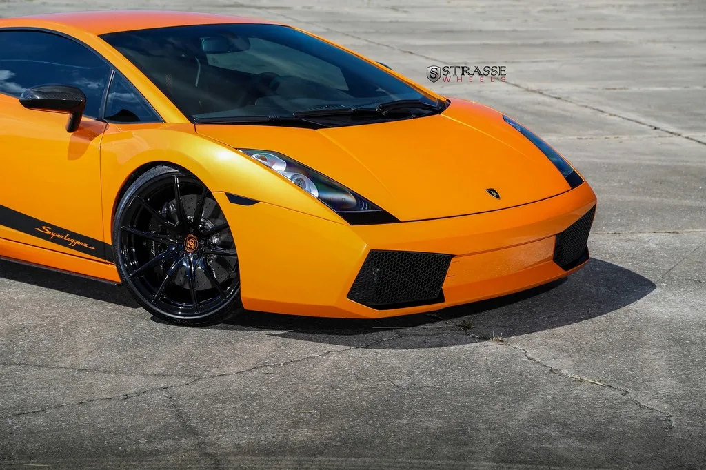 Strasse SV9 Deep Concave Monoblock on Lamborghini Gallardo (2003), photo 4