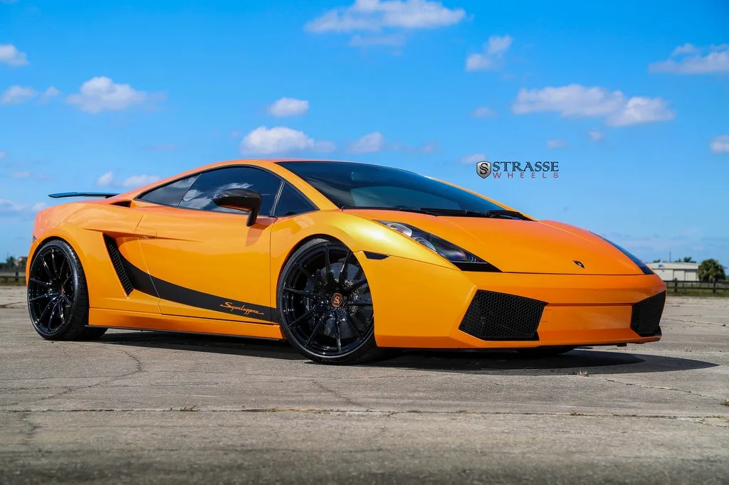 Strasse SV9 Deep Concave Monoblock on Lamborghini Gallardo (2003), photo 2