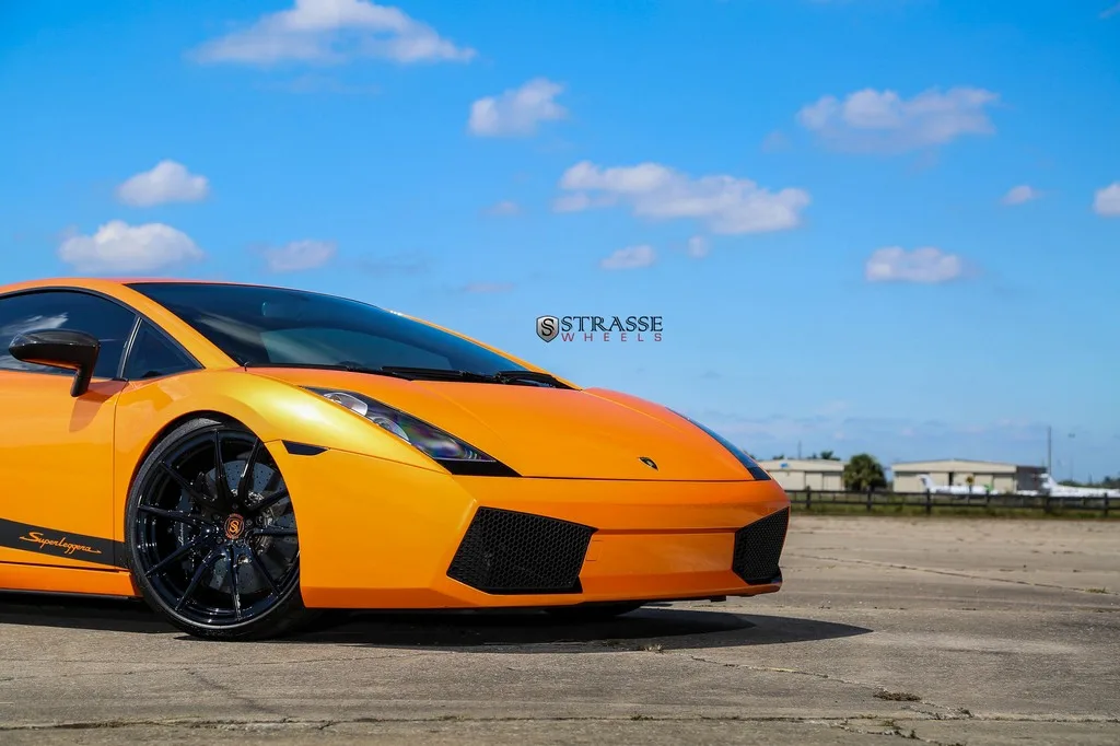 Strasse SV9 Deep Concave Monoblock on Lamborghini Gallardo (2003), photo 3