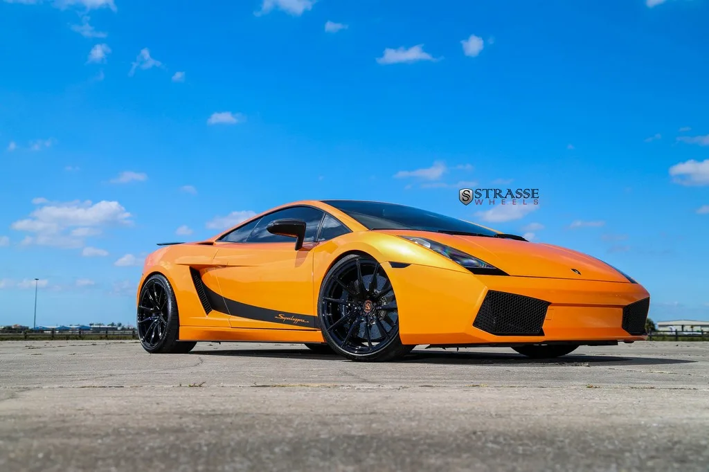 Strasse SV9 Deep Concave Monoblock on Lamborghini Gallardo (2003), photo 6