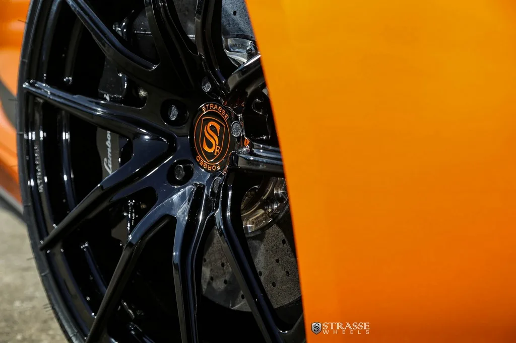 Strasse SV9 Deep Concave Monoblock on Lamborghini Gallardo (2003), photo 12