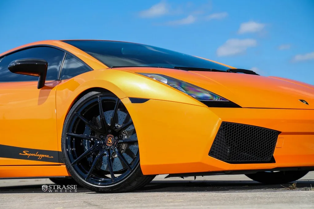 Strasse SV9 Deep Concave Monoblock on Lamborghini Gallardo (2003), photo 8