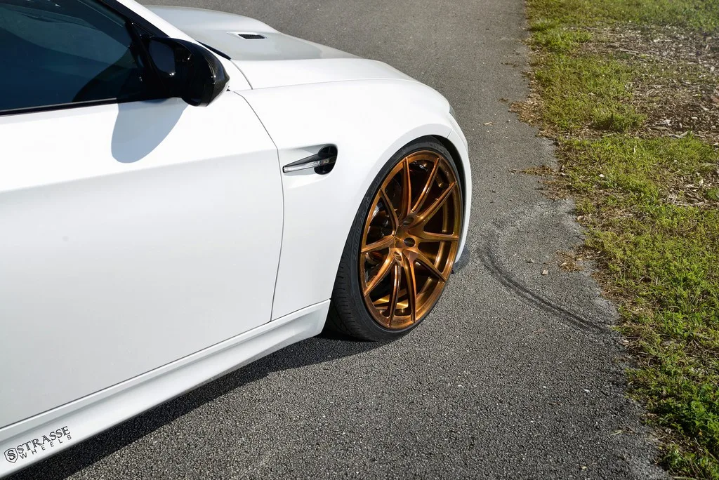 Strasse SV9 Deep Concave Monoblock on BMW M3 E92.1, photo 5