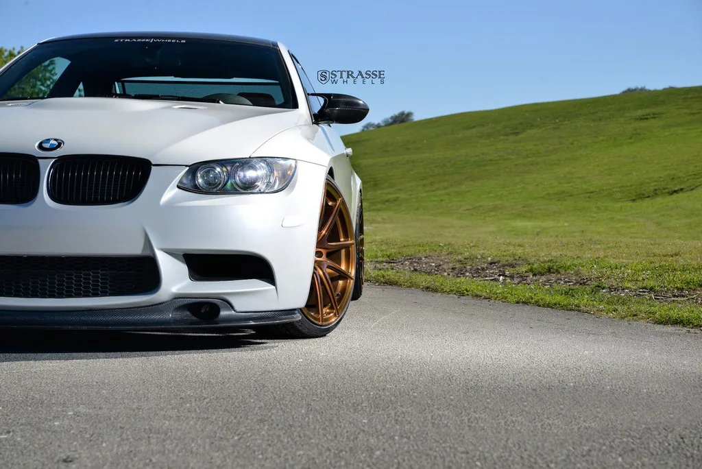 Strasse SV9 Deep Concave Monoblock on BMW M3 E92.1, photo 3