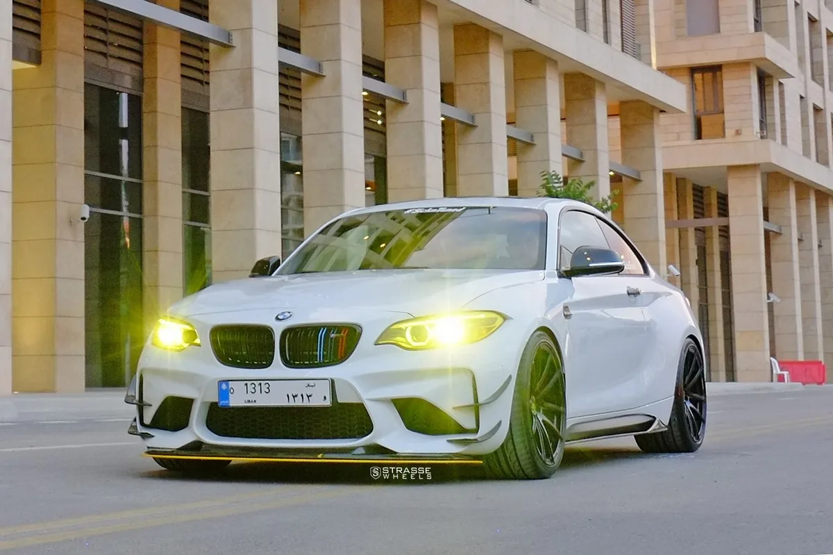 Strasse SV9 Deep Concave Monoblocks on BMW M2 F87, photo 11