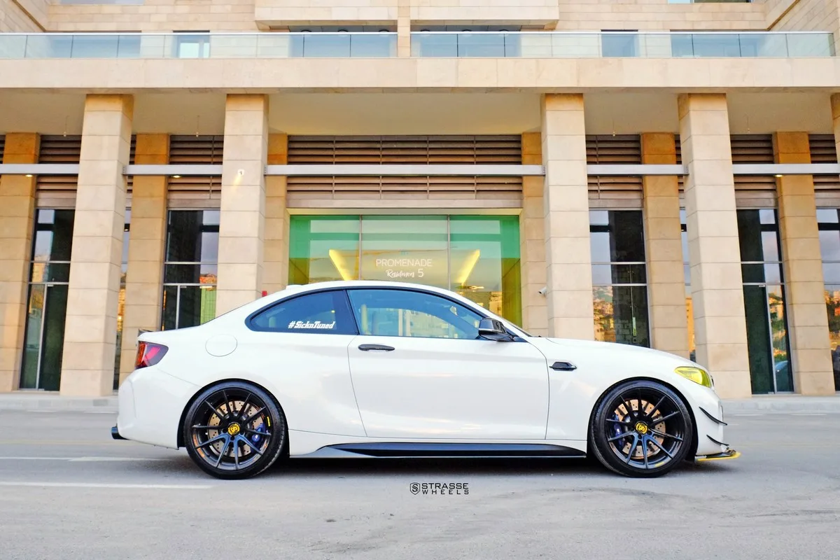 Strasse SV9 Deep Concave Monoblocks on BMW M2 F87, photo 7