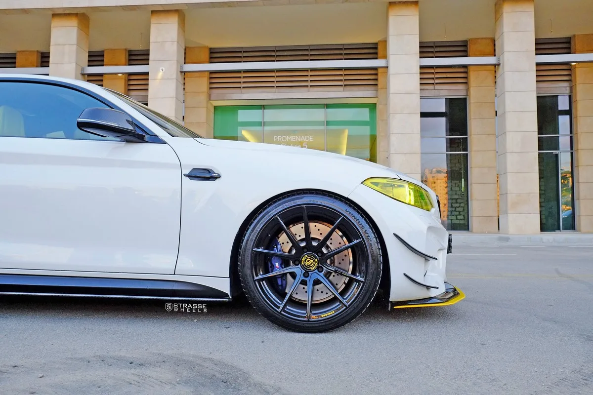Strasse SV9 Deep Concave Monoblocks on BMW M2 F87, photo 3
