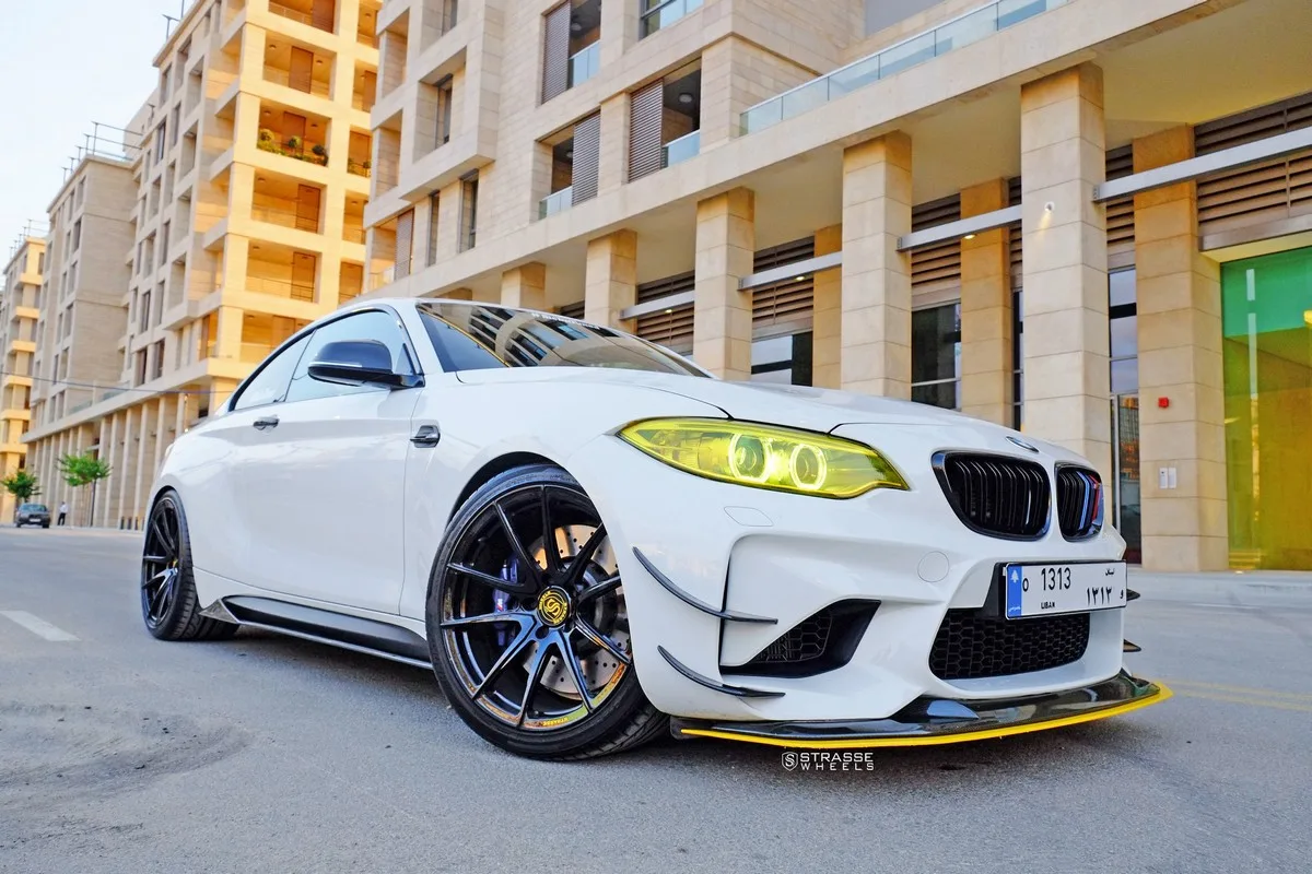 Strasse SV9 Deep Concave Monoblocks on BMW M2 F87, photo 2