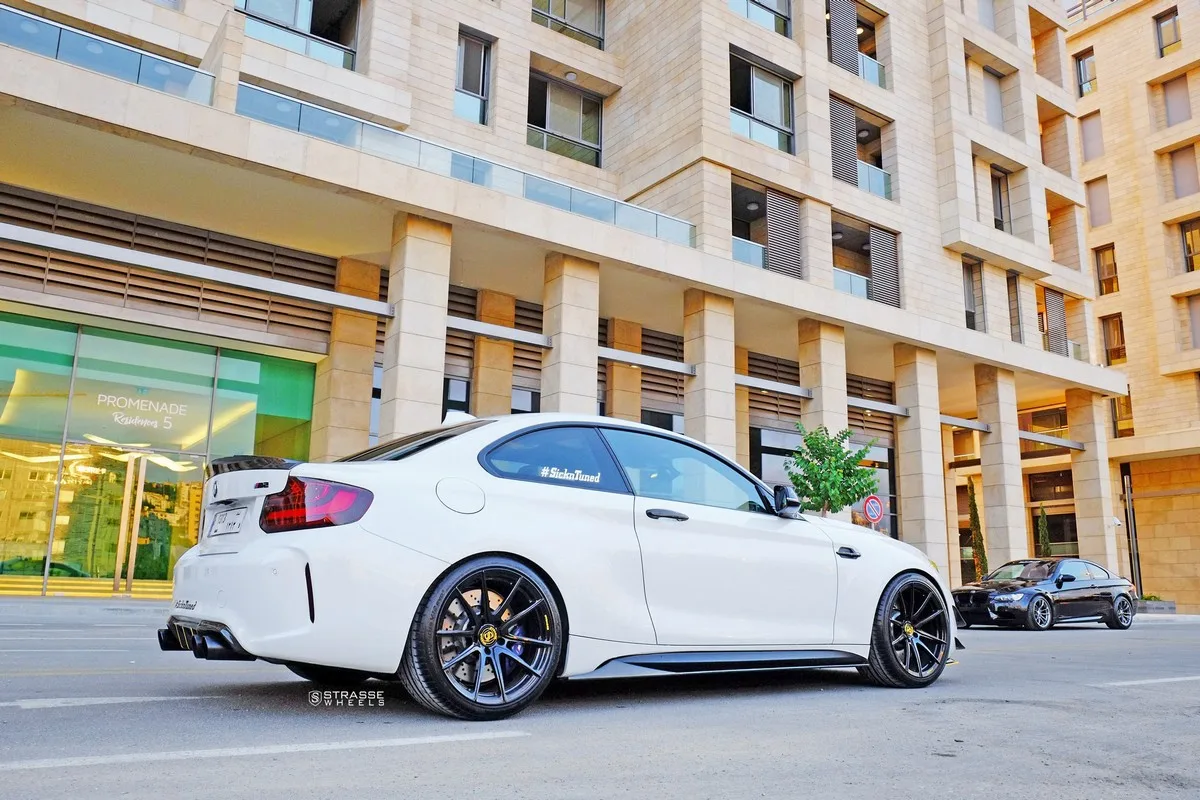 Strasse SV9 Deep Concave Monoblocks on BMW M2 F87, photo 8