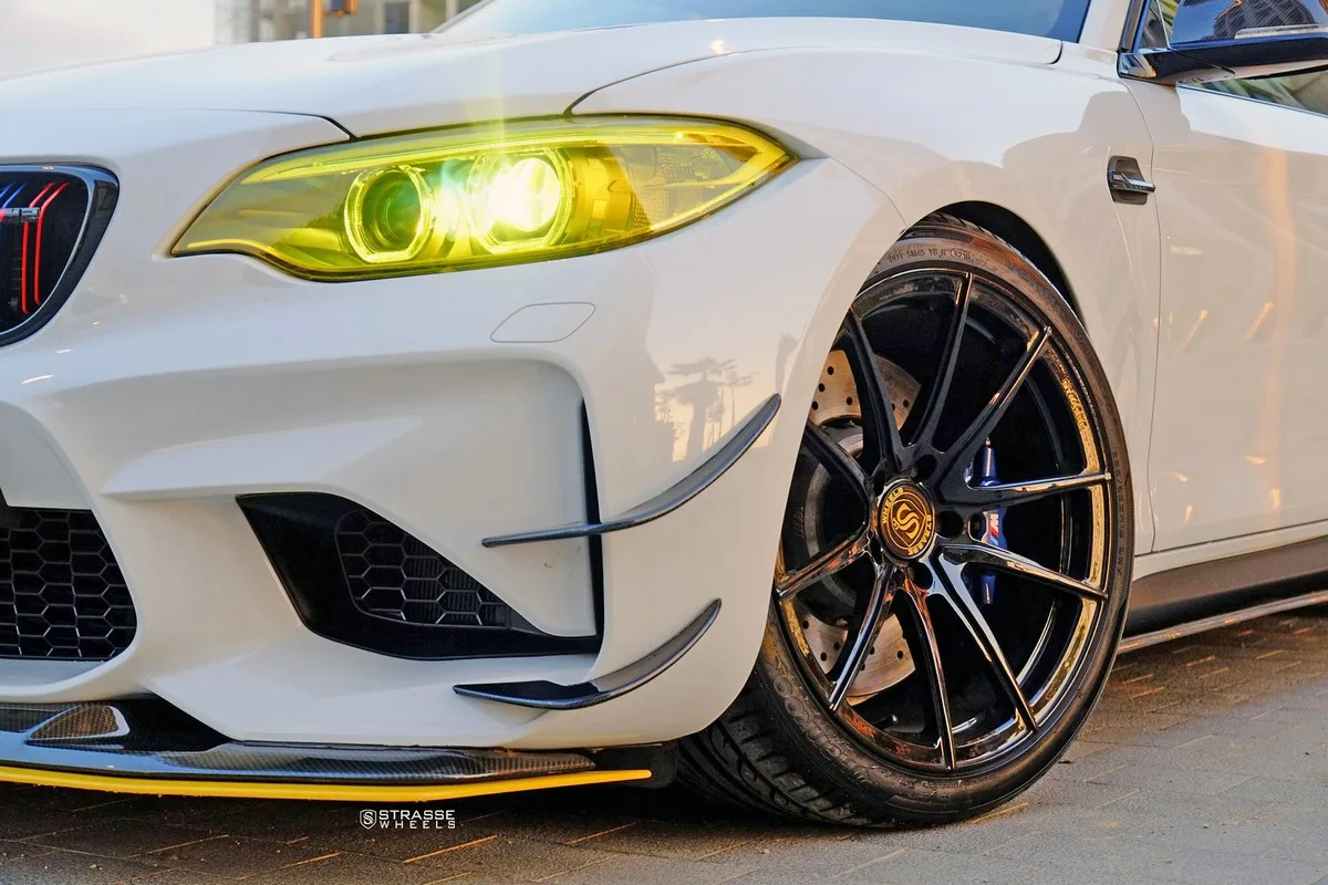 Strasse SV9 Deep Concave Monoblocks on BMW M2 F87, photo 5