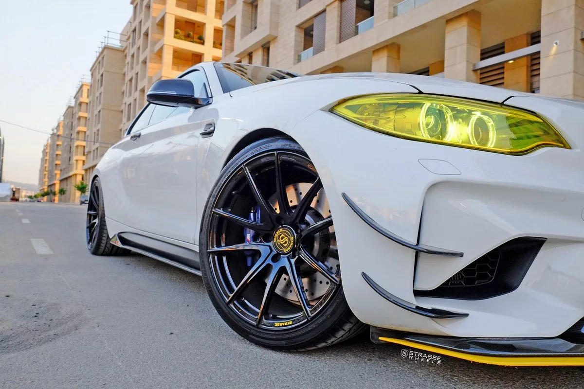 Strasse SV9 Deep Concave Monoblocks on BMW M2 F87, photo 9