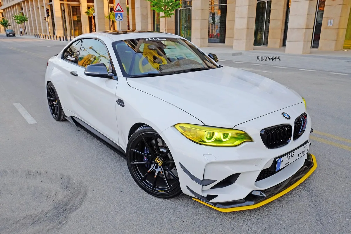 Strasse SV9 Deep Concave Monoblocks on BMW M2 F87, photo 4