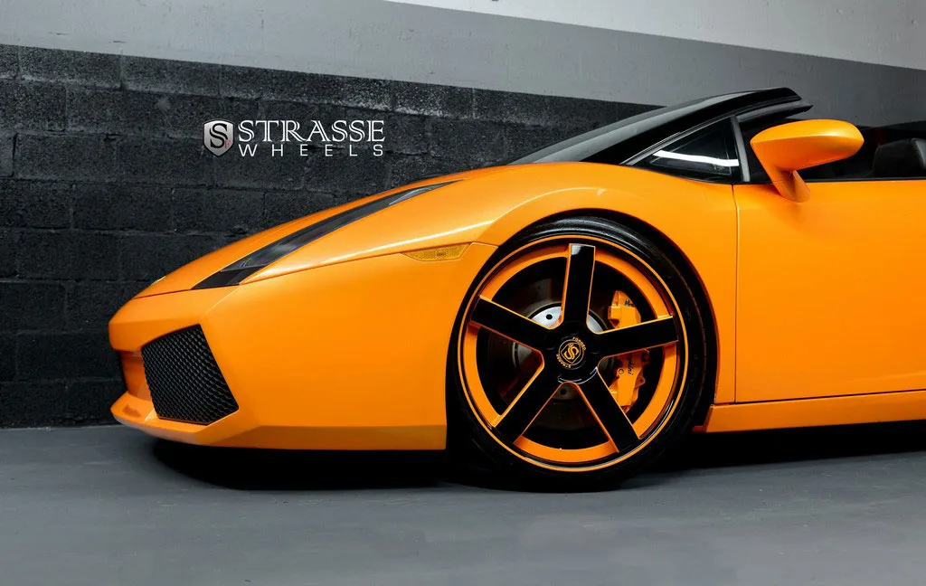 Strasse T5 Deep Concave on Lamborghini Gallardo (2003), photo 5