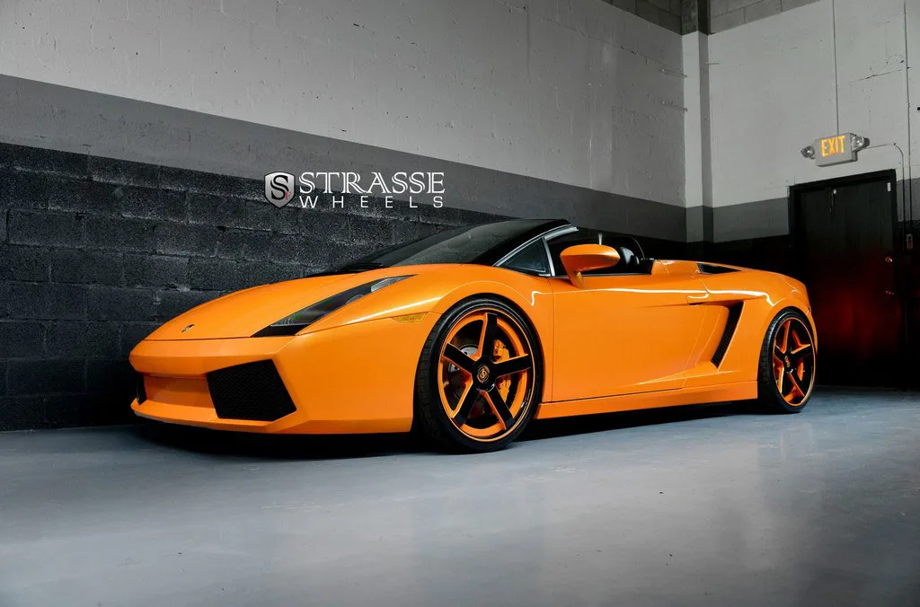 Strasse T5 Deep Concave on Lamborghini Gallardo (2003), photo 2