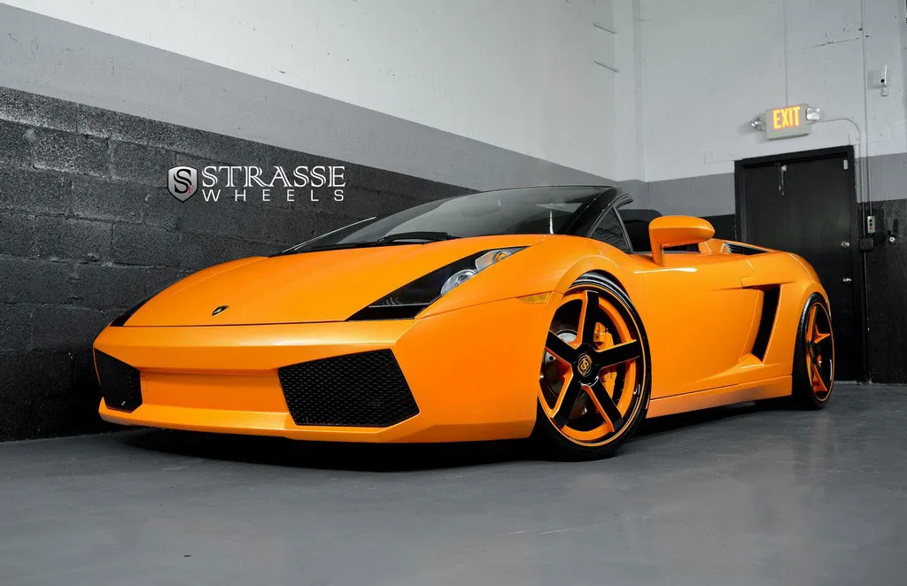 Strasse T5 Deep Concave on Lamborghini Gallardo (2003), photo 4