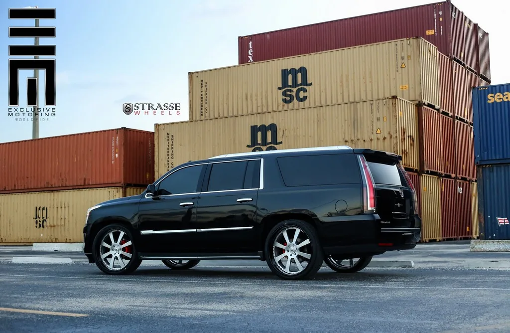 Strasse T8 Signature Series on Cadillac Escalade ESV 3rd gen (GMT K2XX), photo 11