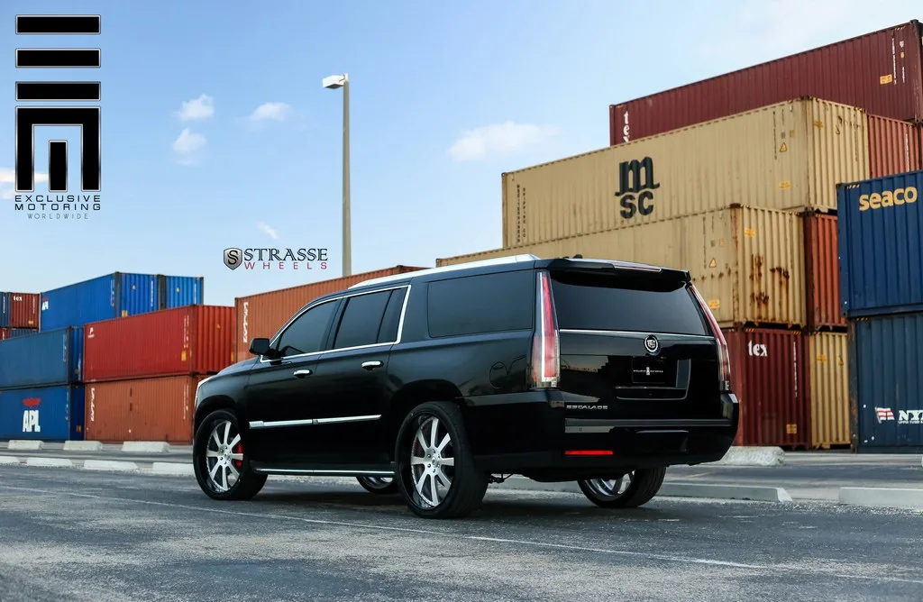 Strasse T8 Signature Series on Cadillac Escalade ESV 3rd gen (GMT K2XX), photo 7
