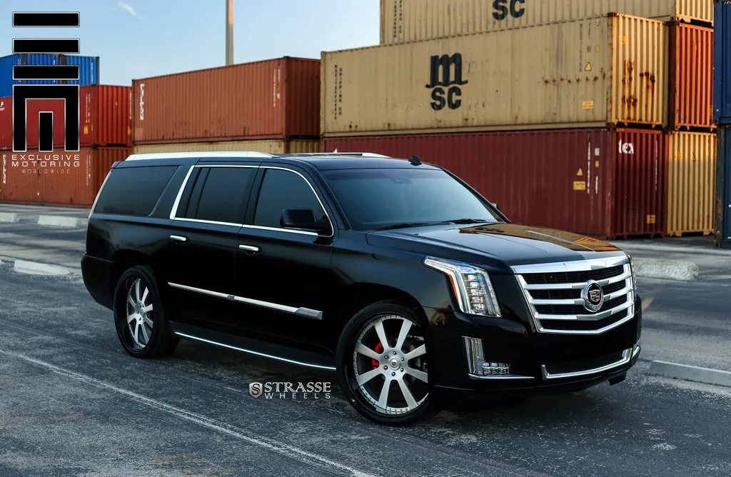 Strasse T8 Signature Series on Cadillac Escalade ESV 3rd gen (GMT K2XX), photo 5