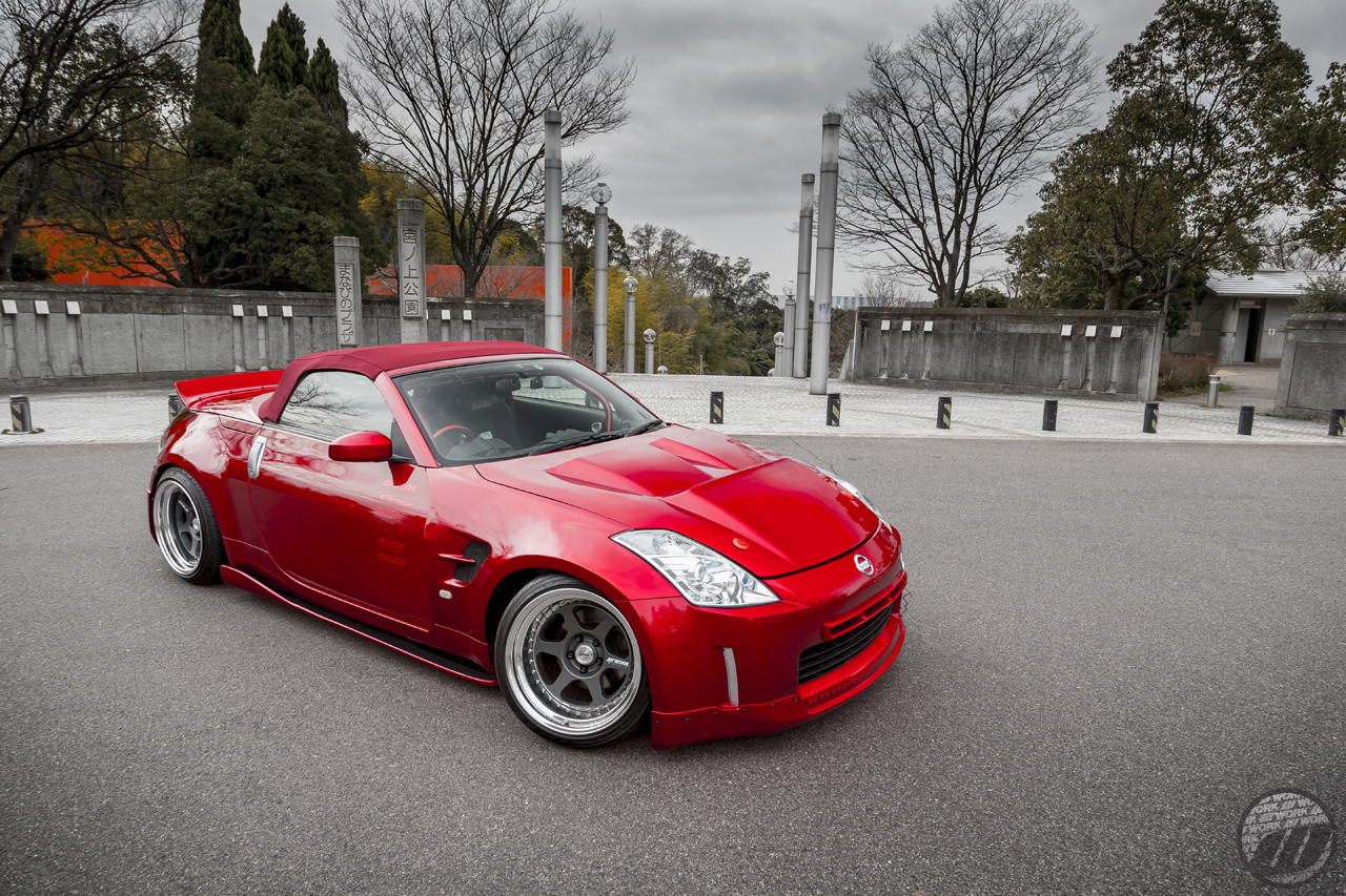 Work Meister S1 3P on Nissan 350Z Z33.2