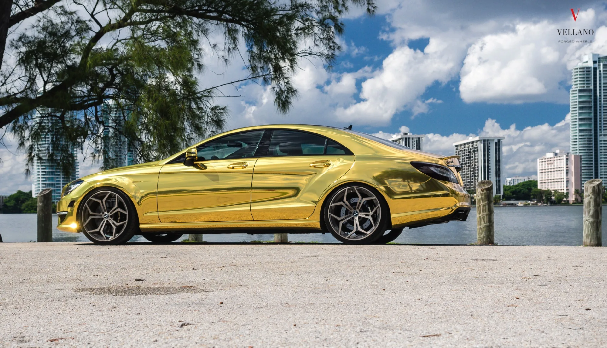 Vellano Forged VM18 MONOBLOCK on Mercedes-Benz CLS C218.1, photo 3
