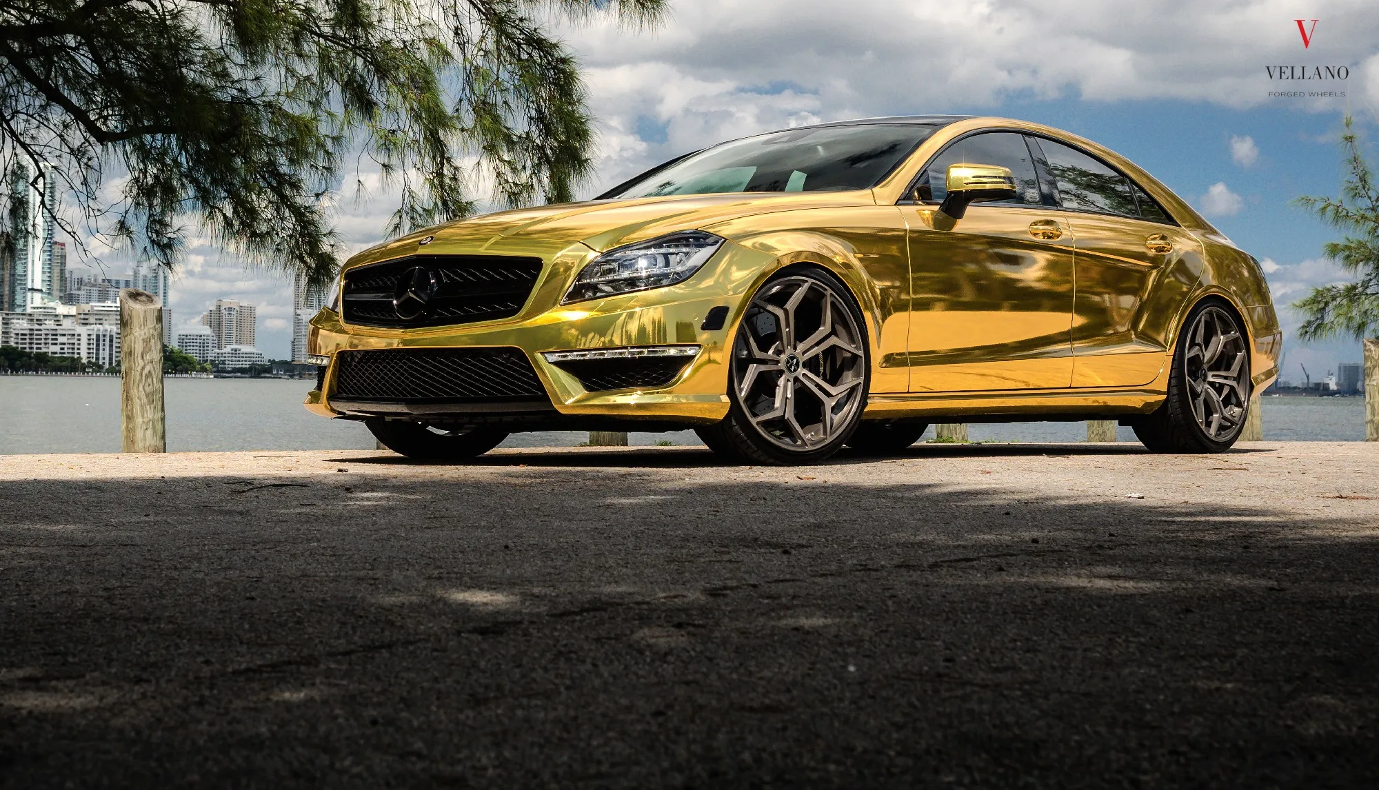 Vellano Forged VM18 MONOBLOCK on Mercedes-Benz CLS C218.1, photo 4