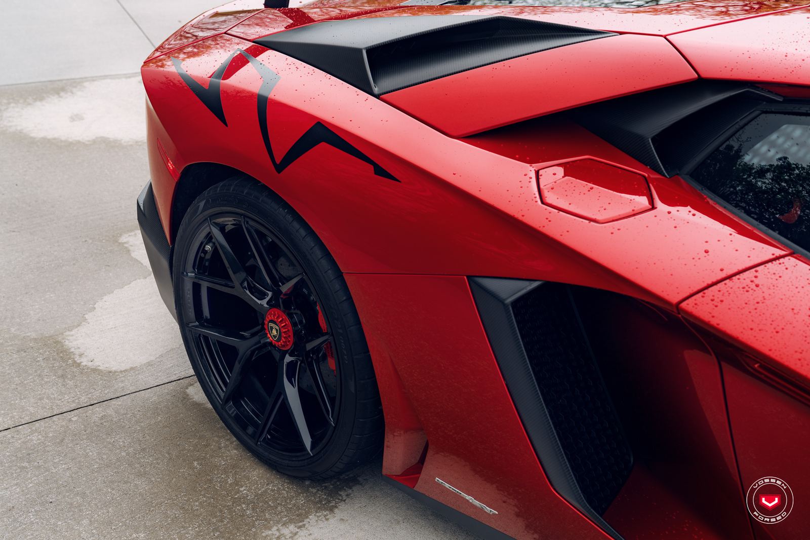 Vossen Forged S21-01 on Lamborghini Aventador SV LP 750-4 (2015-2017), photo 2