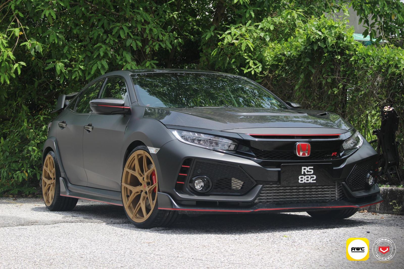 Vossen Forged S21-01 on Honda Civic Type R FK8