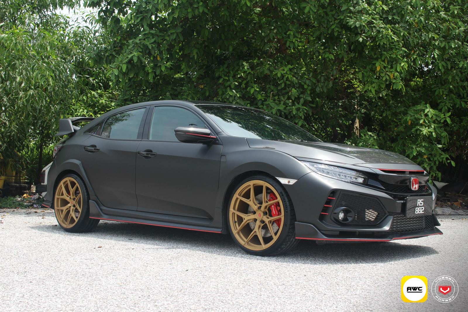 Vossen Forged S21-01 on Honda Civic Type R FK8, photo 2