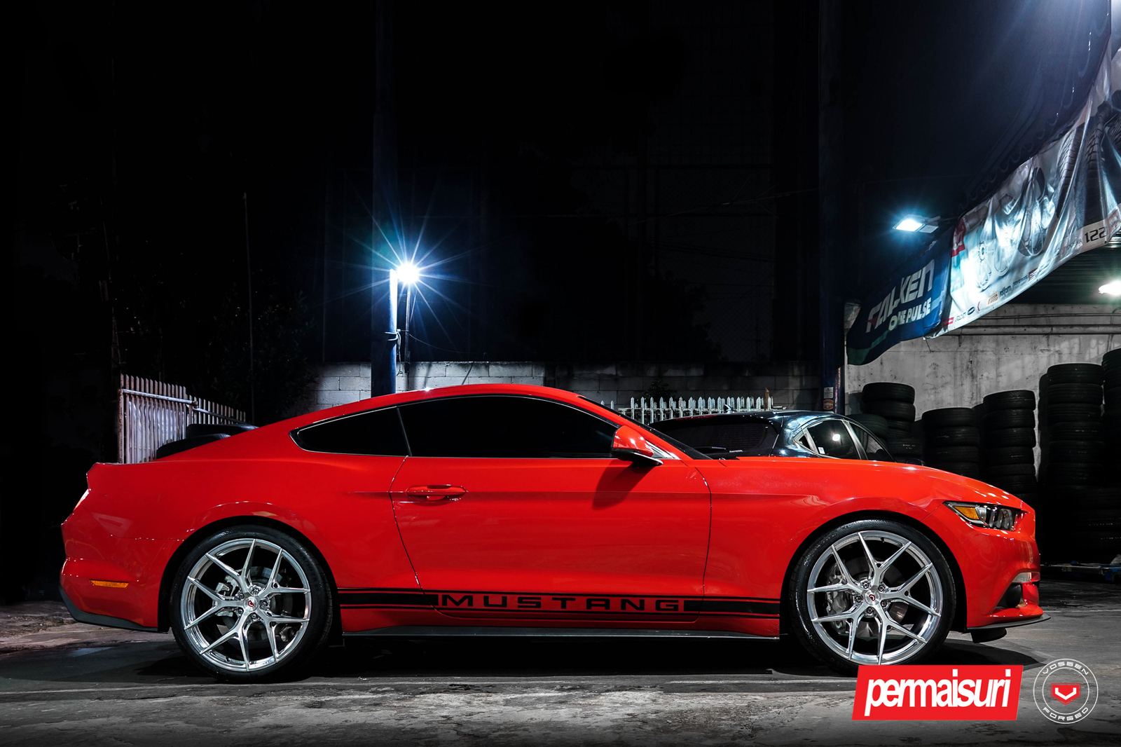 Vossen Forged S21-01 on Ford Mustang S550.1, photo 2