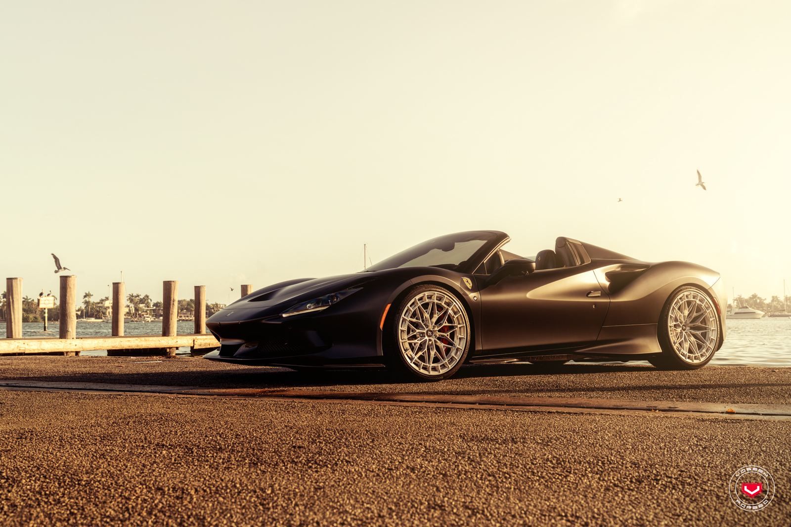 Vossen Forged LC3-02 on Ferrari F8 F142MFL