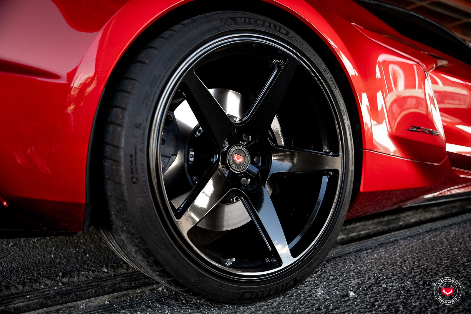 Vossen Forged GNS-1 on Chevrolet Corvette C8, photo 3