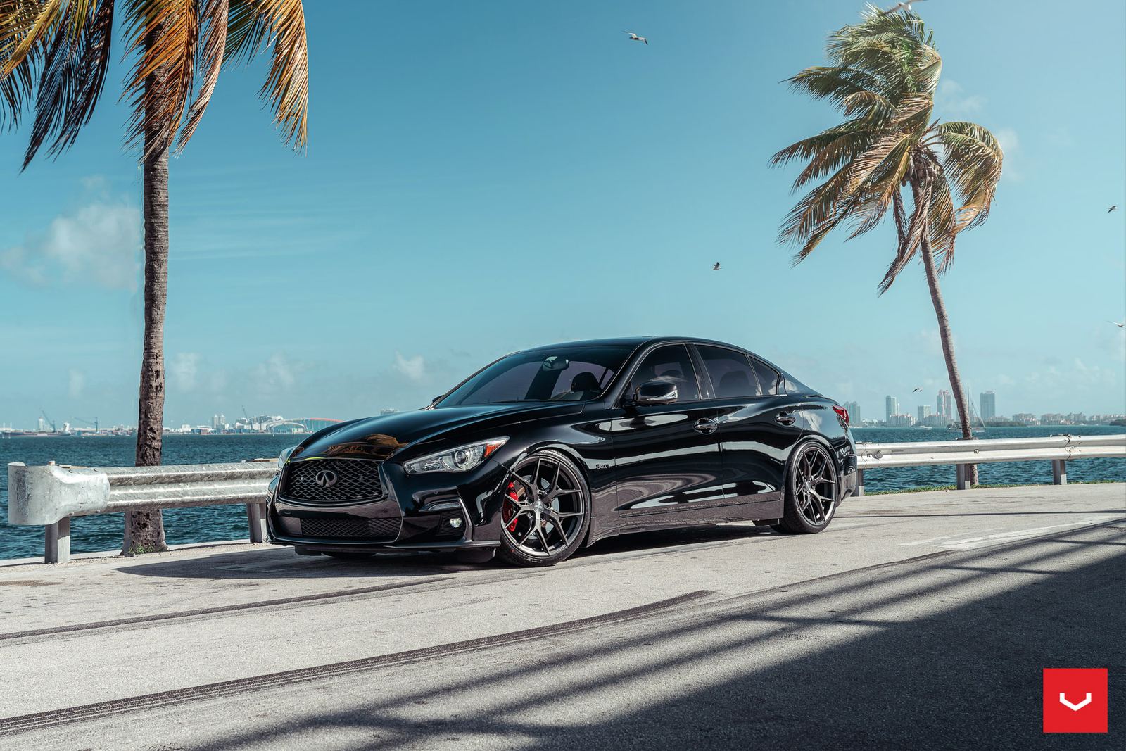 Vossen Forged HF-5 on Infiniti Q50 V37