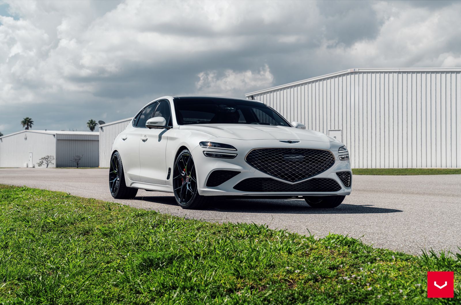 Vossen Forged HF-5 on Genesis G70 1st gen (IK)