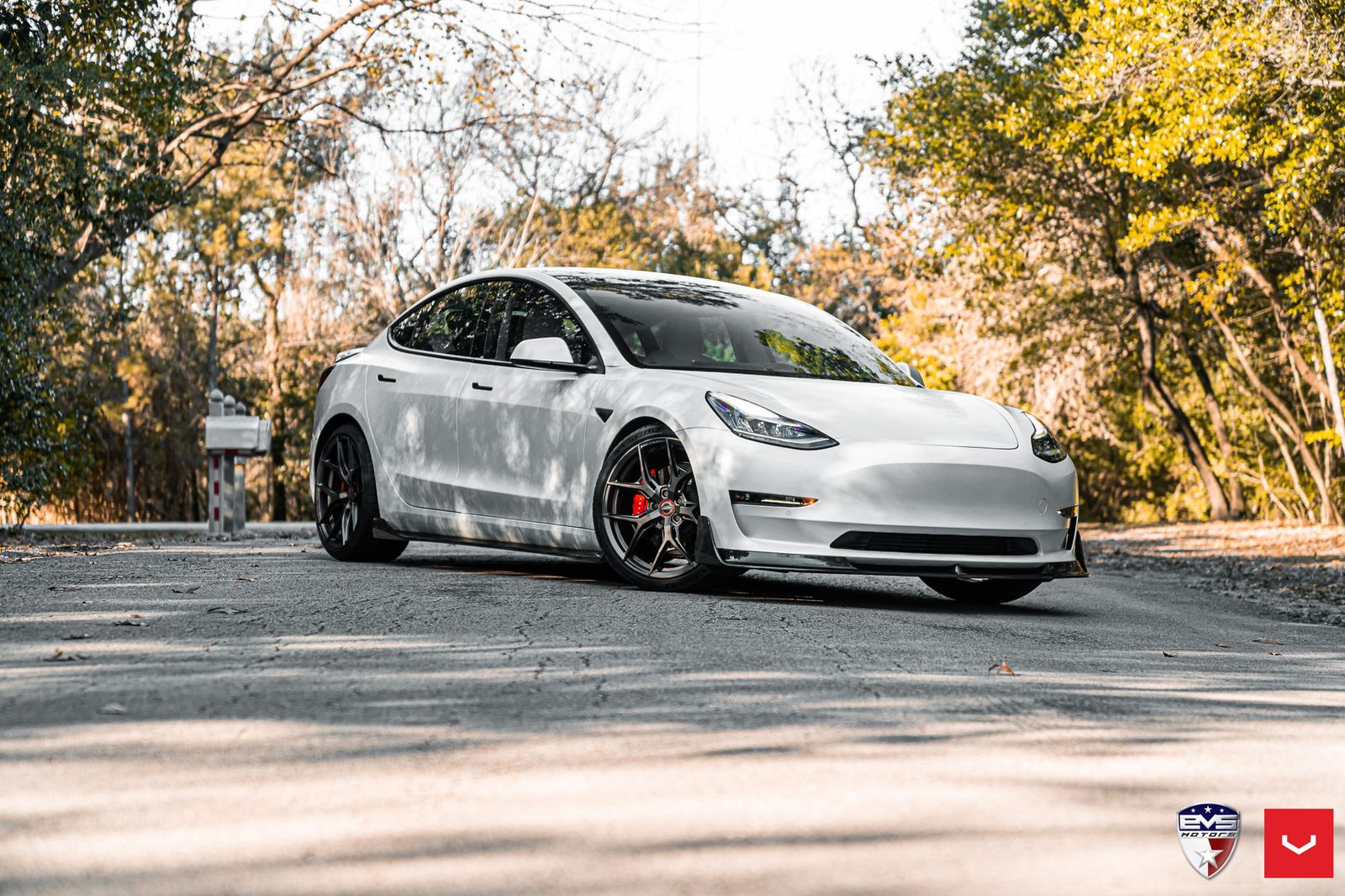 Vossen Forged HF-5 on Tesla Model 3 Original (2017-2023)