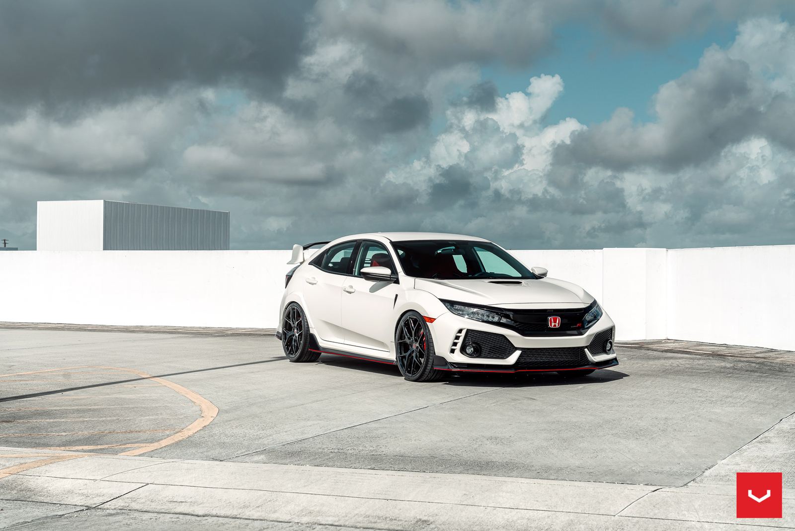 Vossen Forged HF-5 on Honda Civic Type R FK8