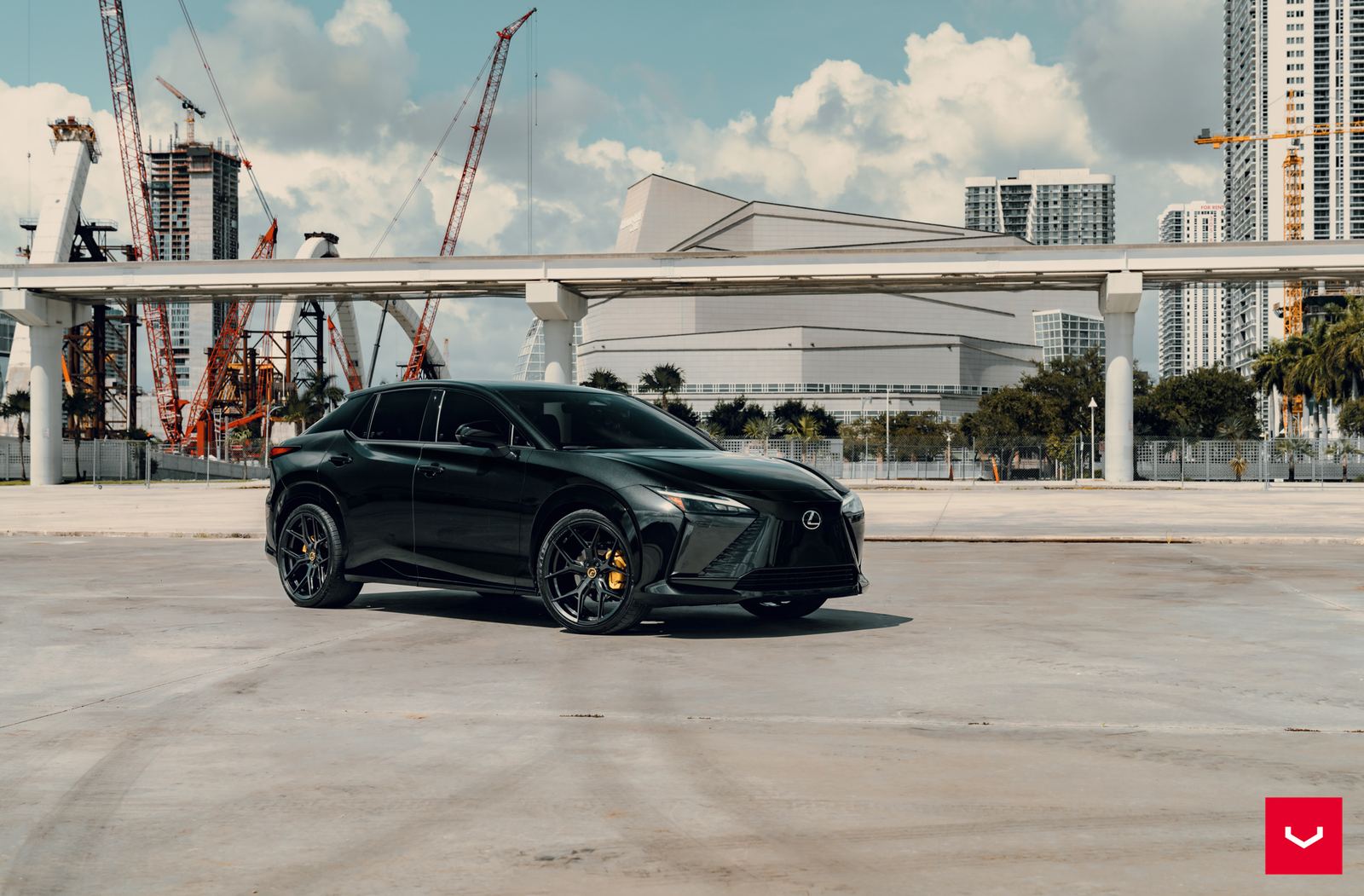 Vossen Forged HF-5 on Lexus RZ 450e
