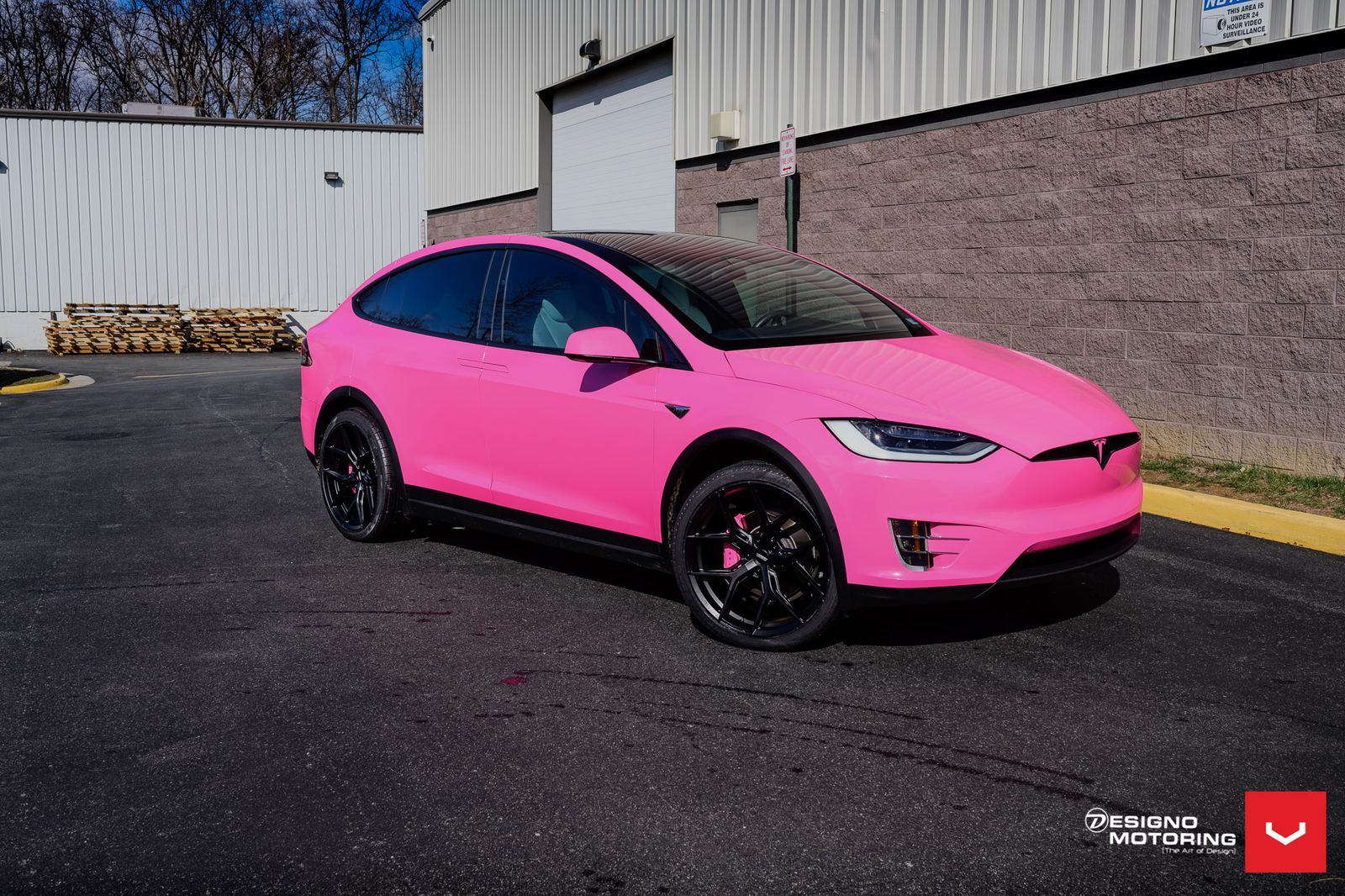 Vossen Forged HF-5 on Tesla Model X Original (2015-2021)