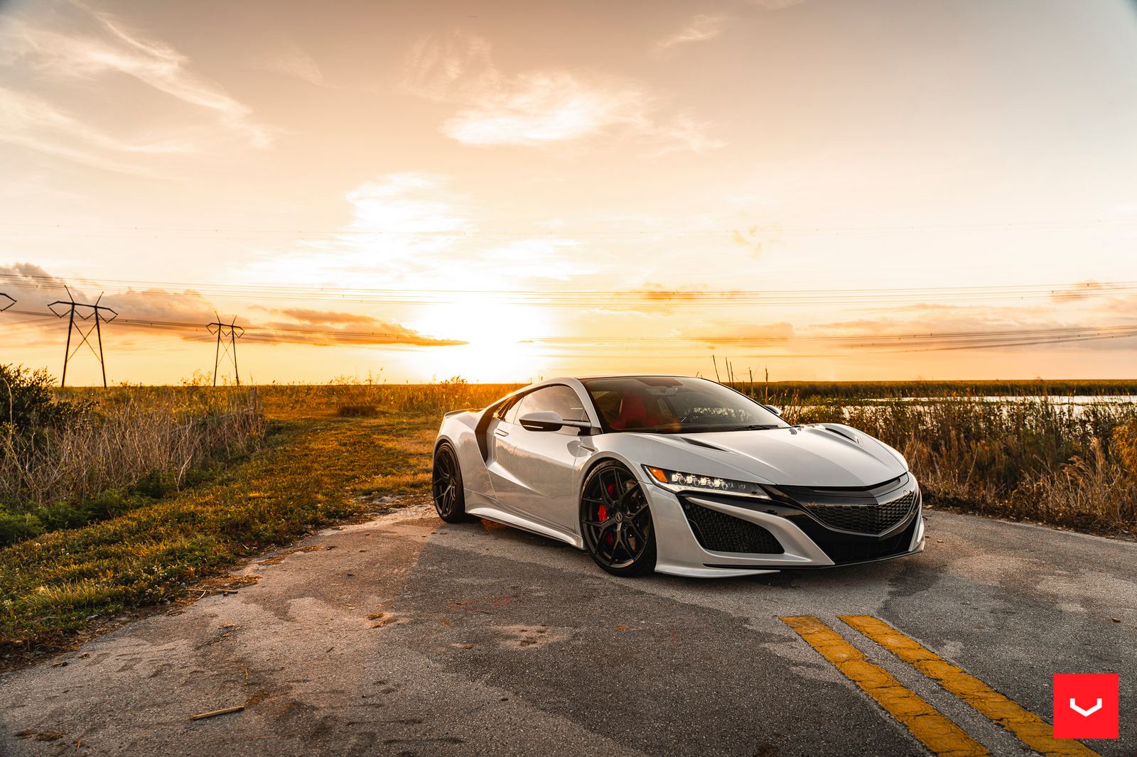 Vossen Forged HF-5 on Acura NSX II (NC1)