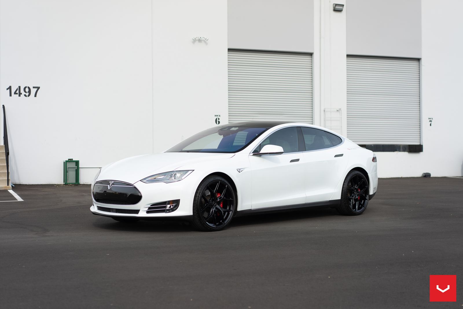 Vossen Forged HF-5 on Tesla Model S Original (2012-2016)