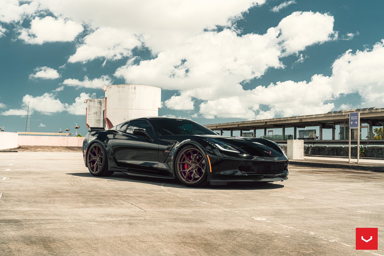 Vossen Forged HF-5 on Chevrolet Corvette C7