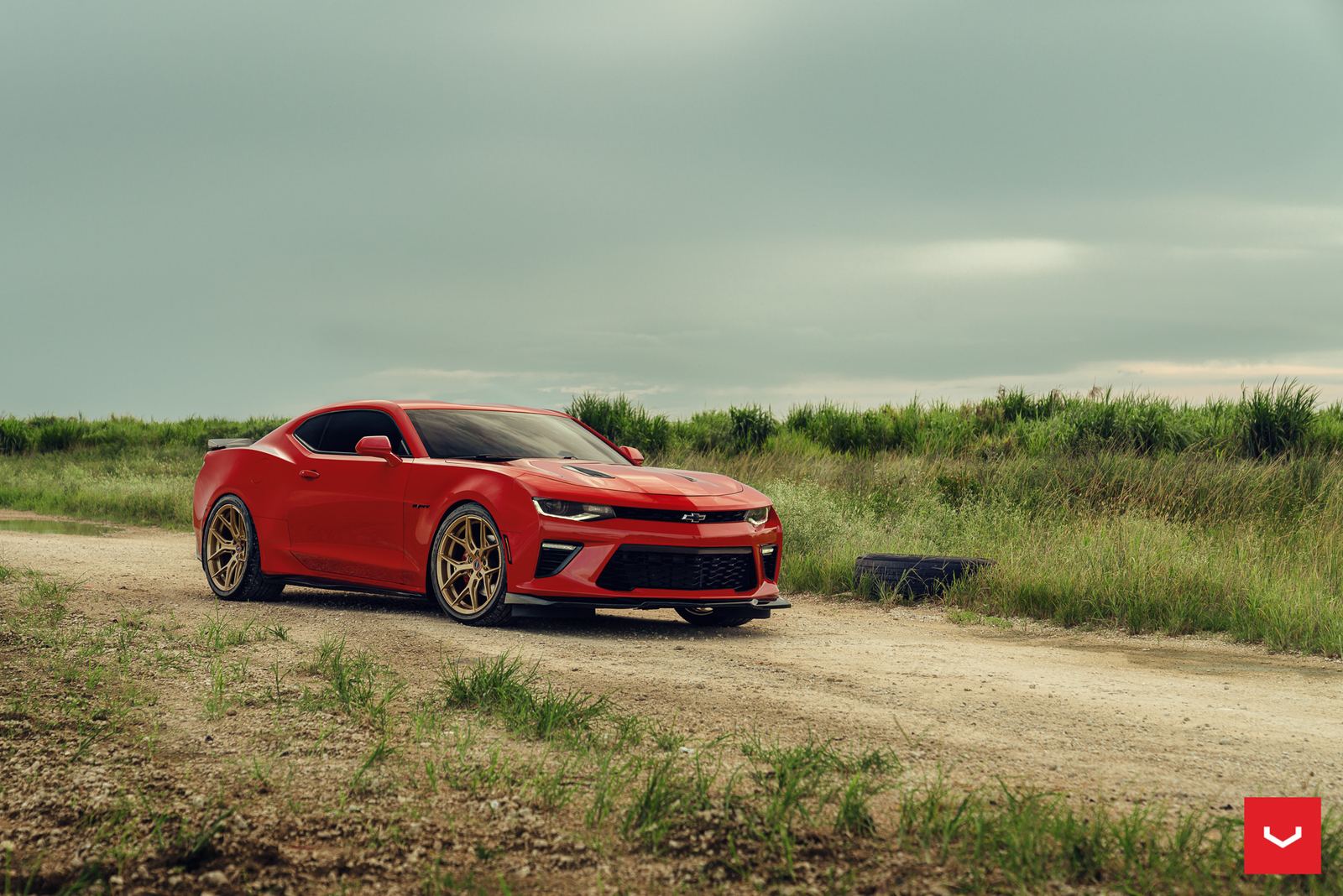 Vossen Forged HF-5 on Chevrolet Camaro Sixth Generation (2016-24), photo 2