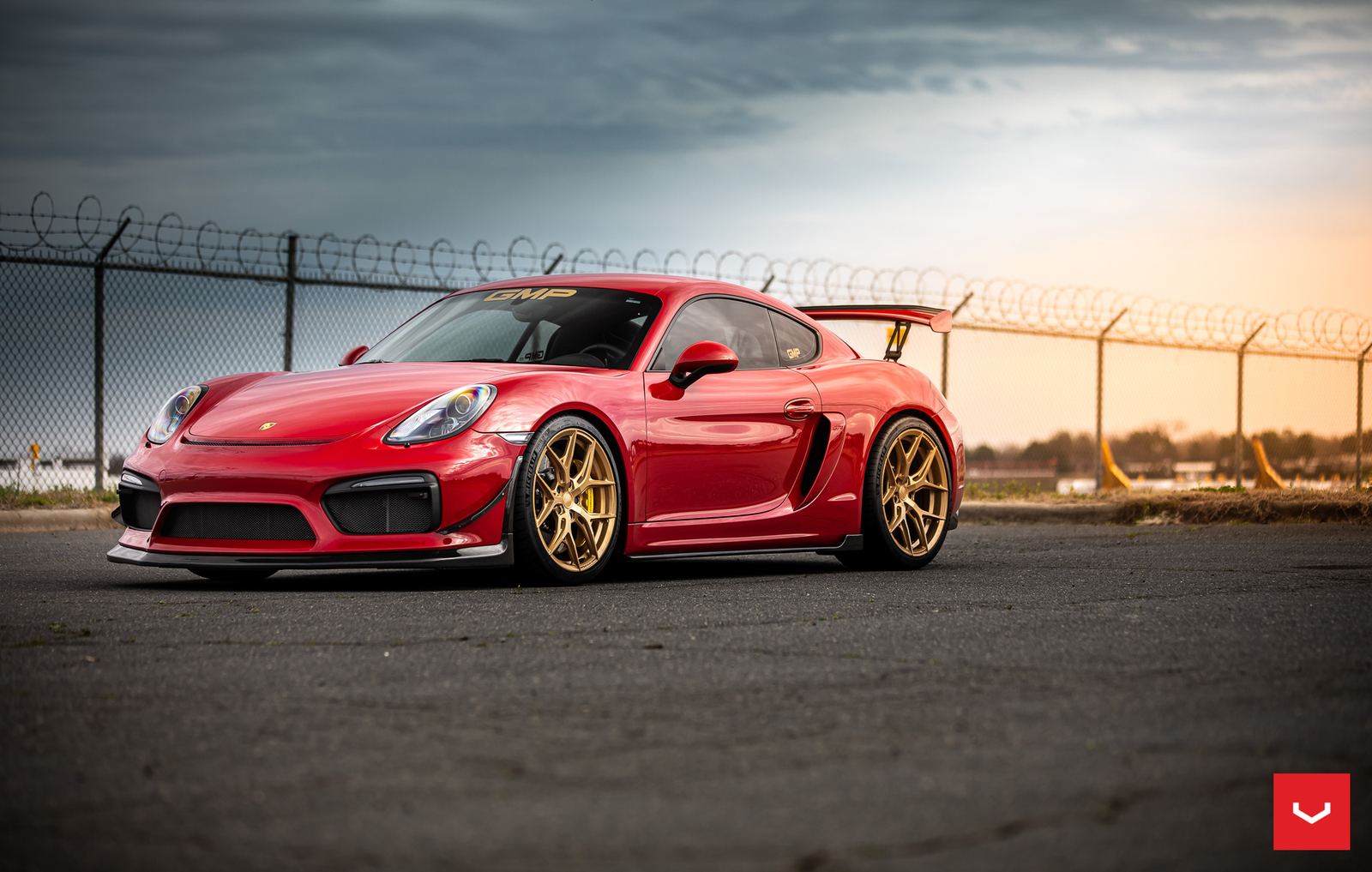 Vossen Forged HF-5 on Porsche Cayman 981