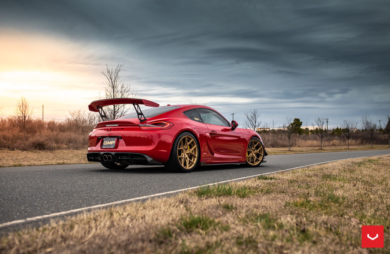 Vossen Forged HF-5 on Porsche Cayman 981, photo 2